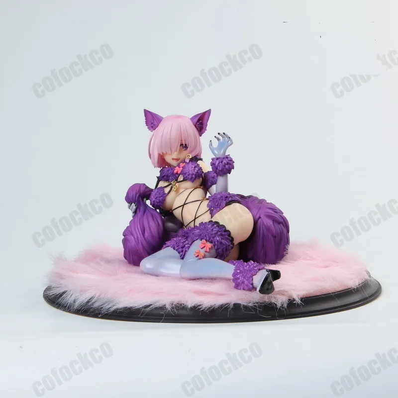 

12cm Mash Kyrielight Cat Girl Fate Grand Order Shielder Beast Action Figure Anime Figure Model Toys Sexy Girl Figure Collection