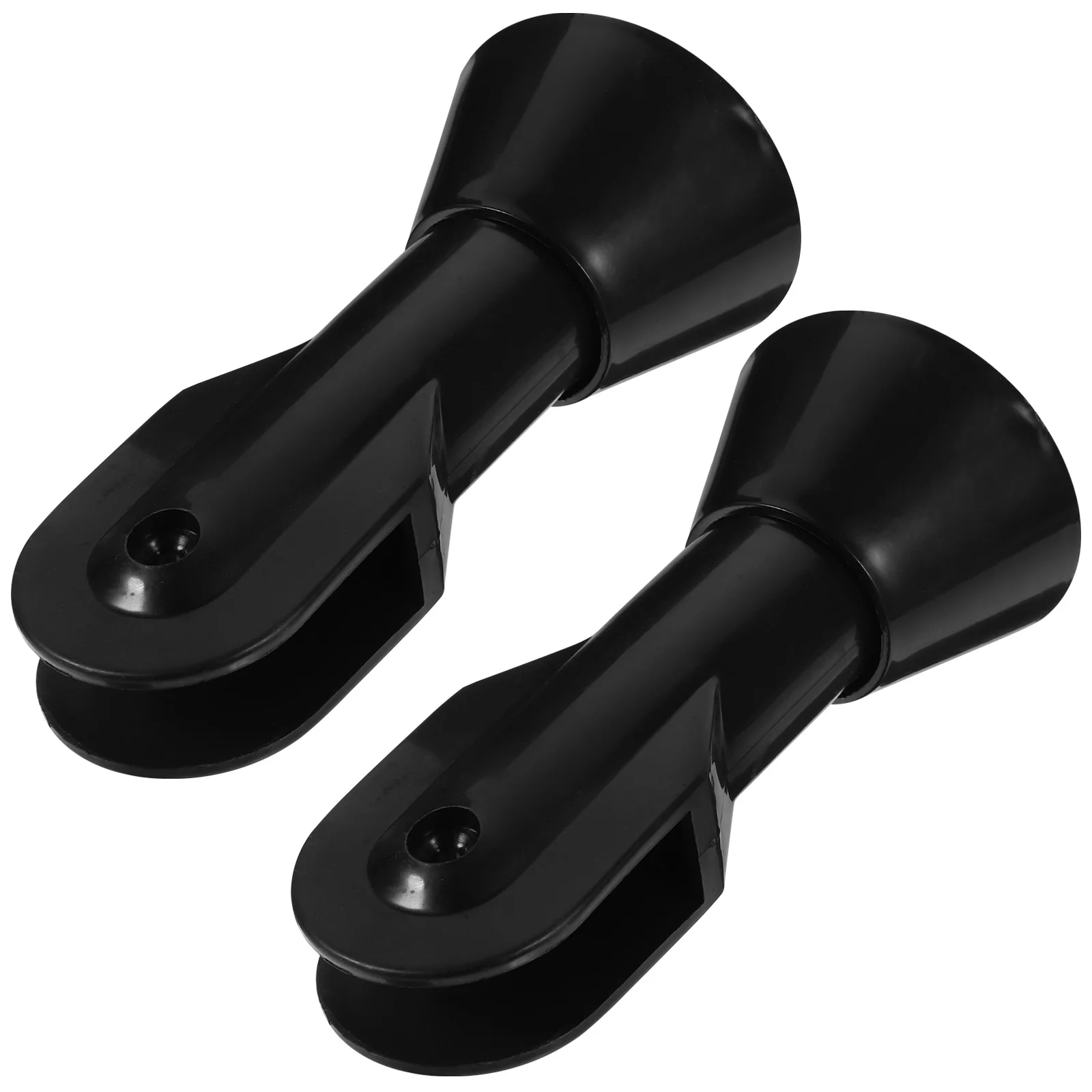 

2pcs Plastic Partition Foot Restroom Partition Holder Sturdy Toilet Partition Support Rack