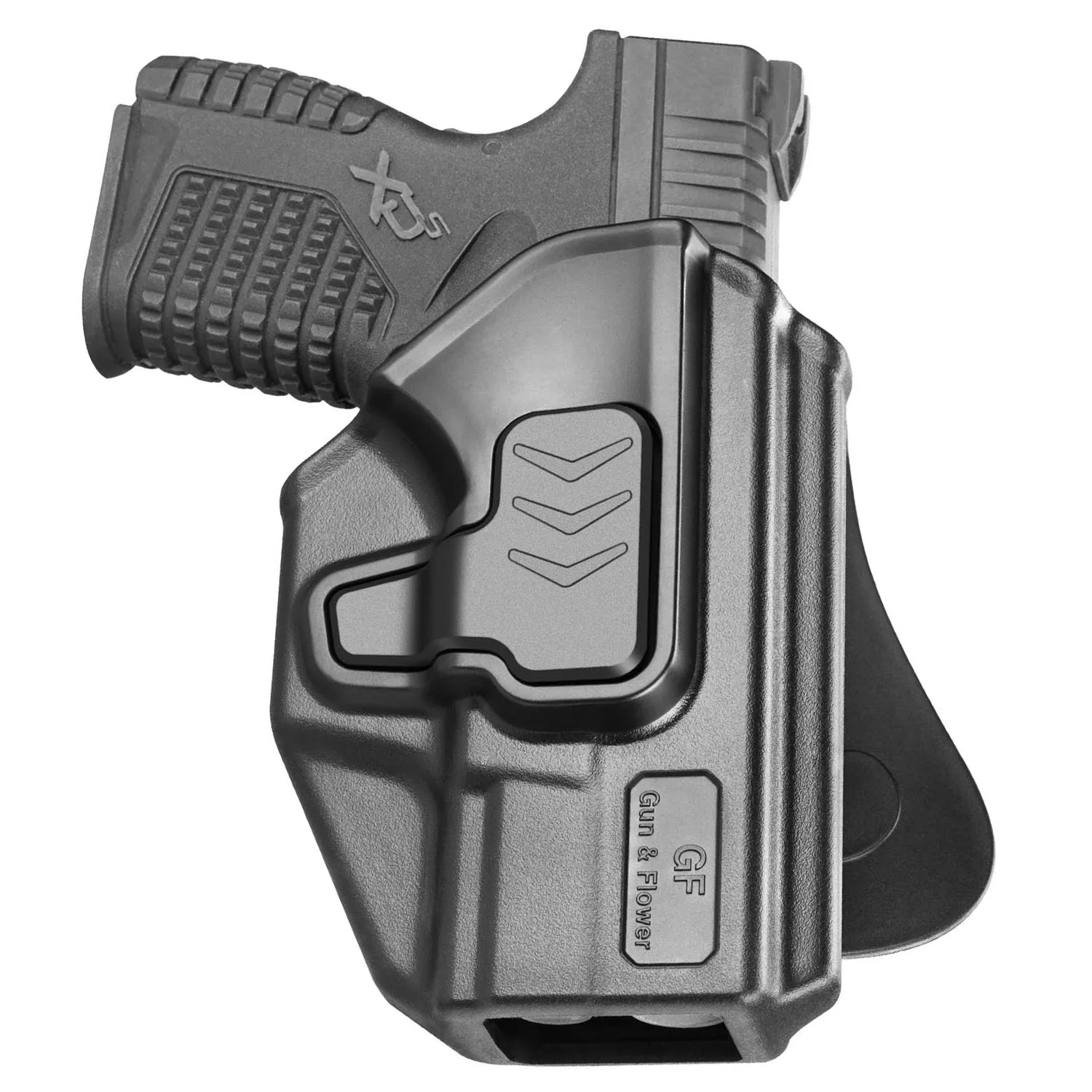 Кобура Springfield XD-S OWB Paddle Holster для пистолета 9/40 размером 3 дюйма (НЕ MOD .2) Регулируемая