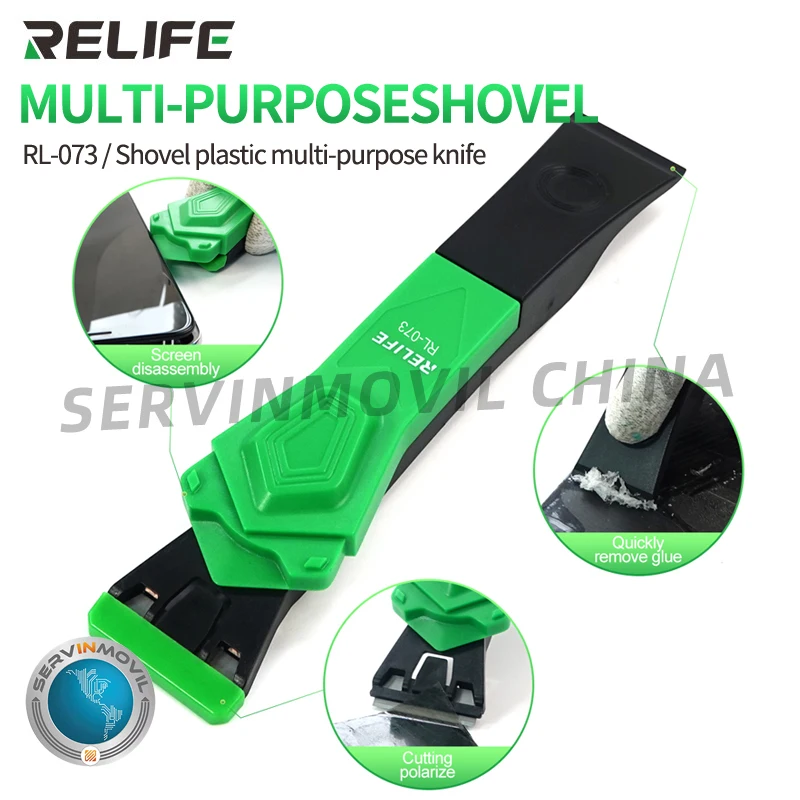 

RELIFE RL-073 Multi-function Blade Use For Cutting Polarized Film Removing OCA Glue for Mobile Phone Disassembly Repair Tool