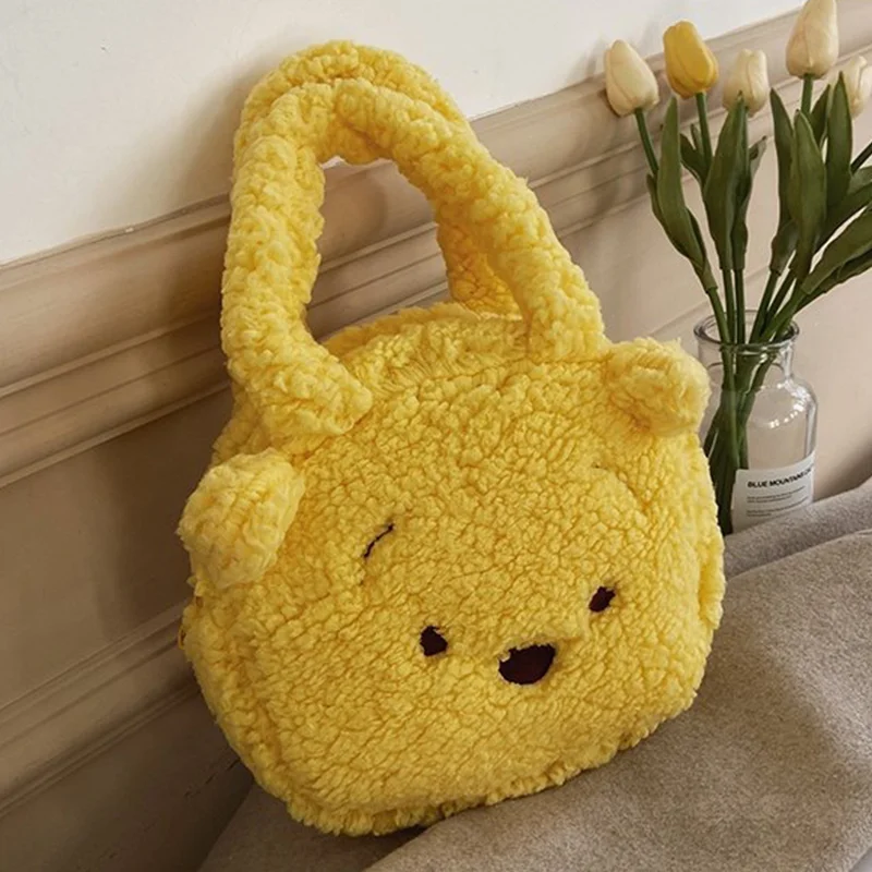 

Милые плюшевые сумочки Kawaii, рюкзак Plushie для девочек, пушистая портативная Сумочка, мини-клатчи на плечо, уличные ретро-сумки с принтом животн...