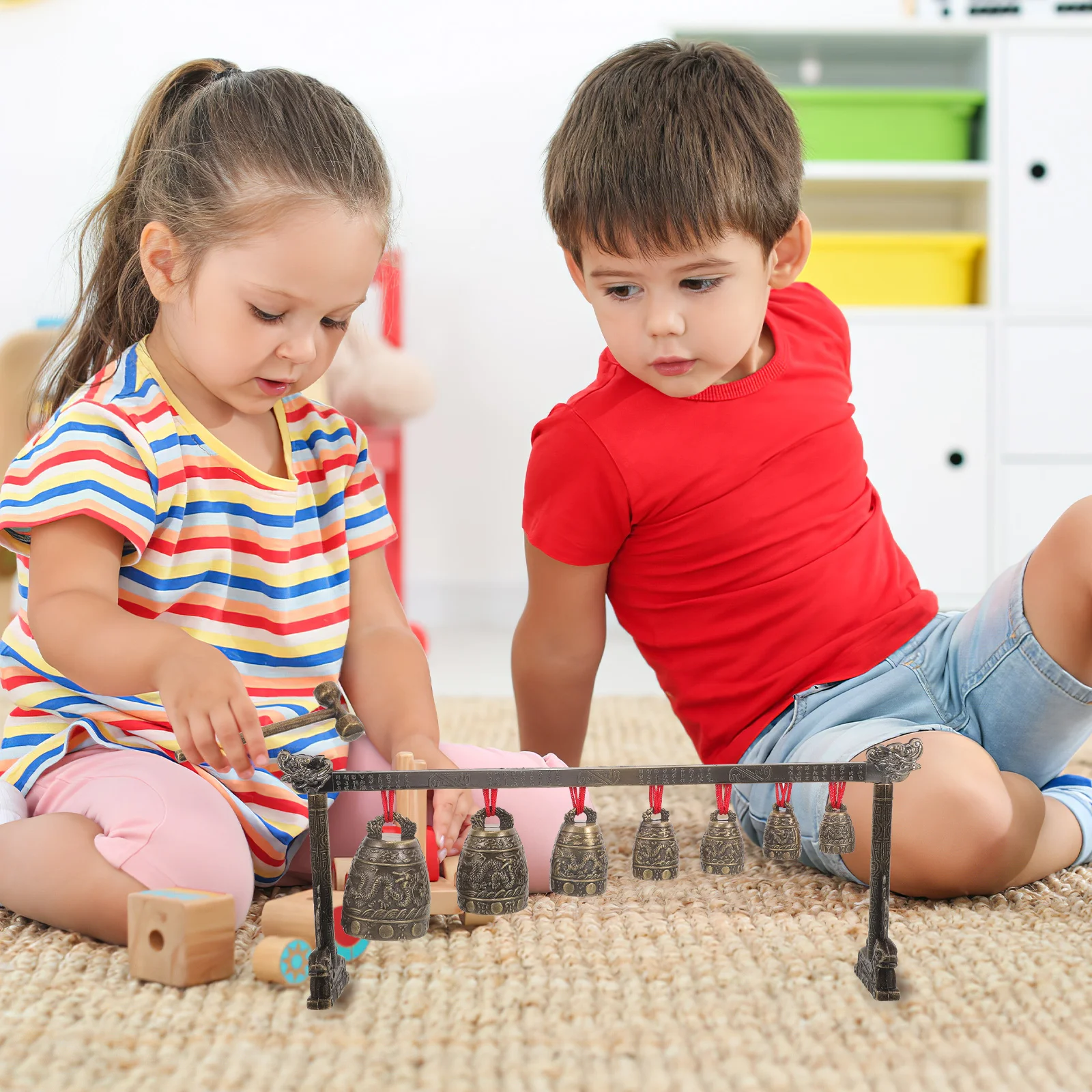 Музыкальные инструменты традиционные китайские часы колокольчик из цинкового