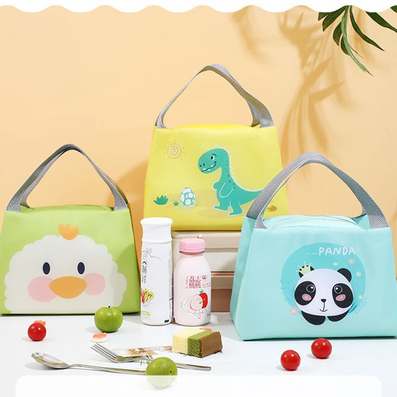 

Commuter Office Worker Portable Lunch Bag Thermal Insulated Lunch Box Bento Pouch Dinner Insulation Bag Student Food Bag
