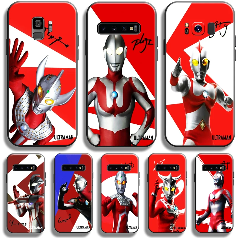 

Anime Ultraman For Samsung Galaxy S10 S9 S8 Plus S10 5G S10 Lite S10E Phone Case Soft Carcasa Silicone Cover Coque