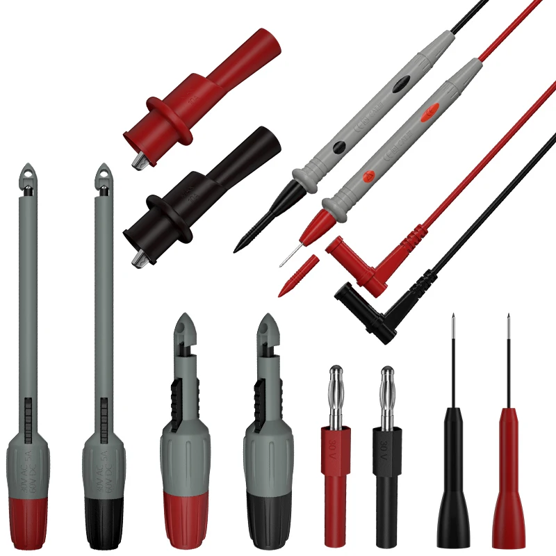 

Набор тестовых щупов для мультиметра 12 шт.