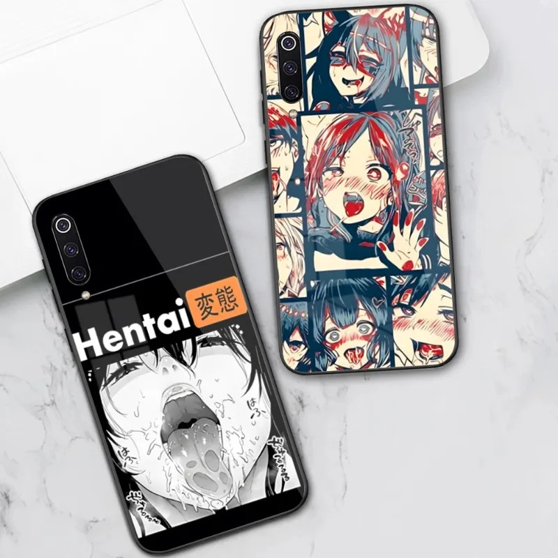

Чехол для телефона Hentai с аниме Waifu Girl для Xiaomi 13, 12, 11T, 10, 9 Lite, Redmi Note 11, 10, 10S Pro, 9, 9A, 8, стеклянный чехол, чехол
