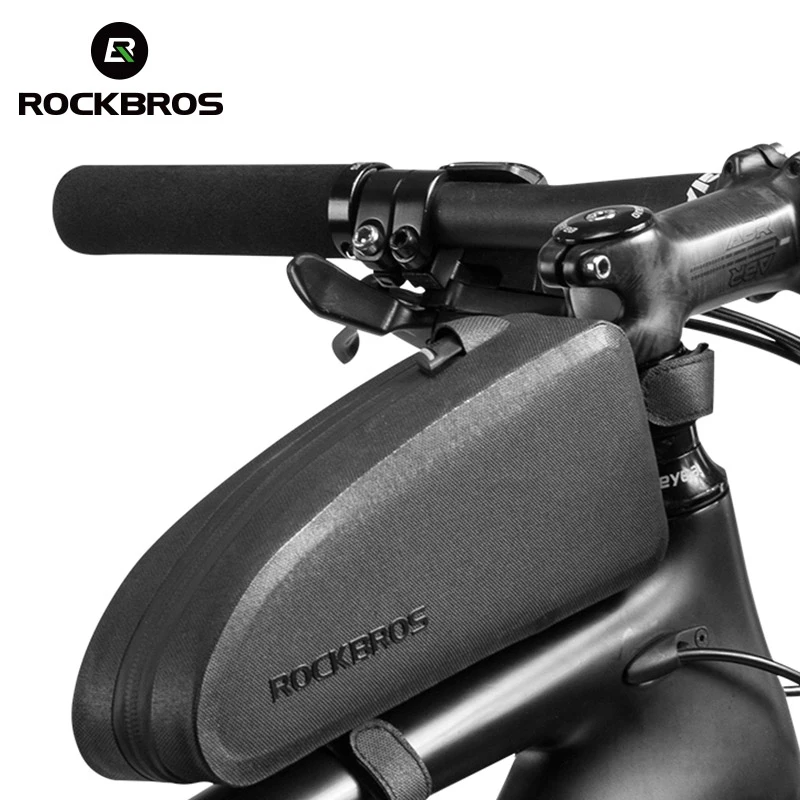 

ROCKBROS Cycling Bike Bicycle Top Front Tube Bag Waterproof Frame Bag Big Capacity MTB Bicycle Pannier Case Bike Accessories