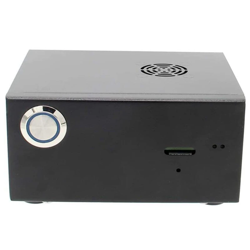 Для Raspberry Pi 3B +/3B металлический чехол + переключатель управления питанием Комплект