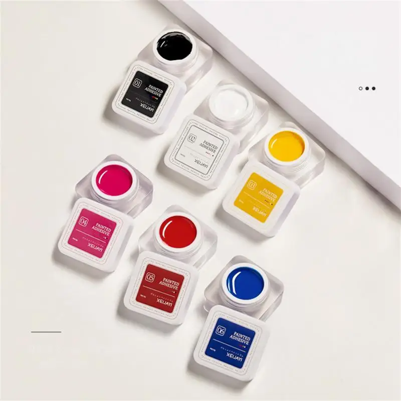 

Nail Color Painting Glue General Easy To Operate Colorful Lasting Easy To Remove Nail Tool Nail Enhancement Compass Drawing Glue