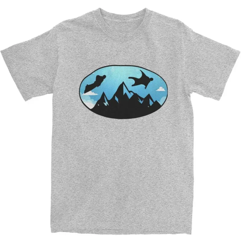 Мужская и женская Летающая футболка Wingsuiter Wingsuit базовая хлопковая для прыжков