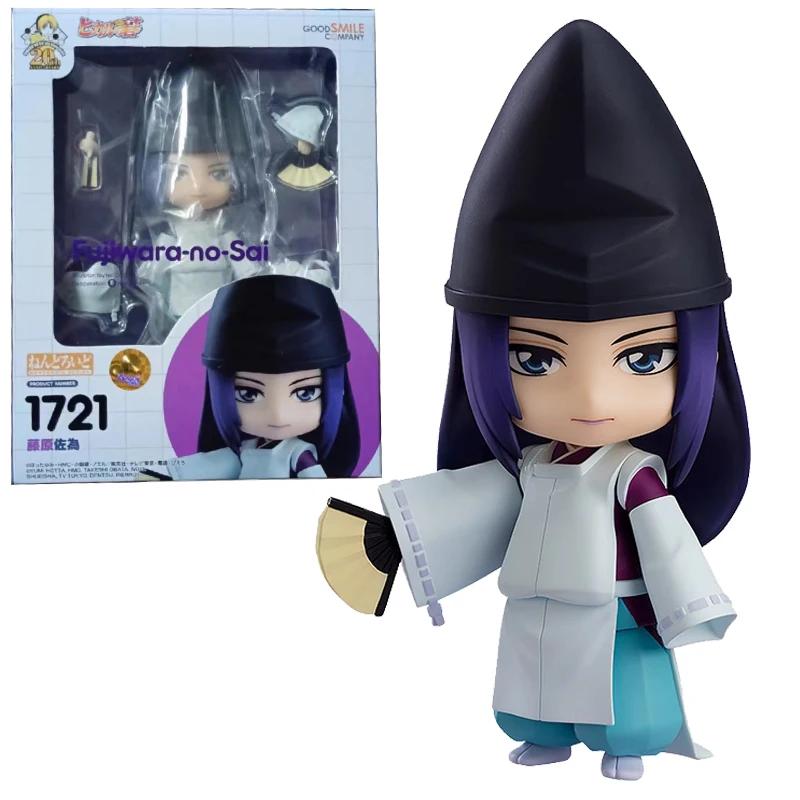 

Женская Оригинальная фигурка хорошей улыбки ГСК 1721, NENDOROID Fujiwara No Sai, аниме, Коллекционная модель, экшн-игрушки, подарки