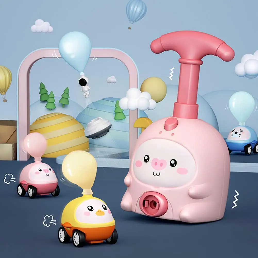 

Автомобиль с воздушным питанием, новинка, летающая игрушка, интерактивный раздвижной автомобиль с животными, с воздушным пусковым насосом, научная игрушка для детей, подарок E7u6