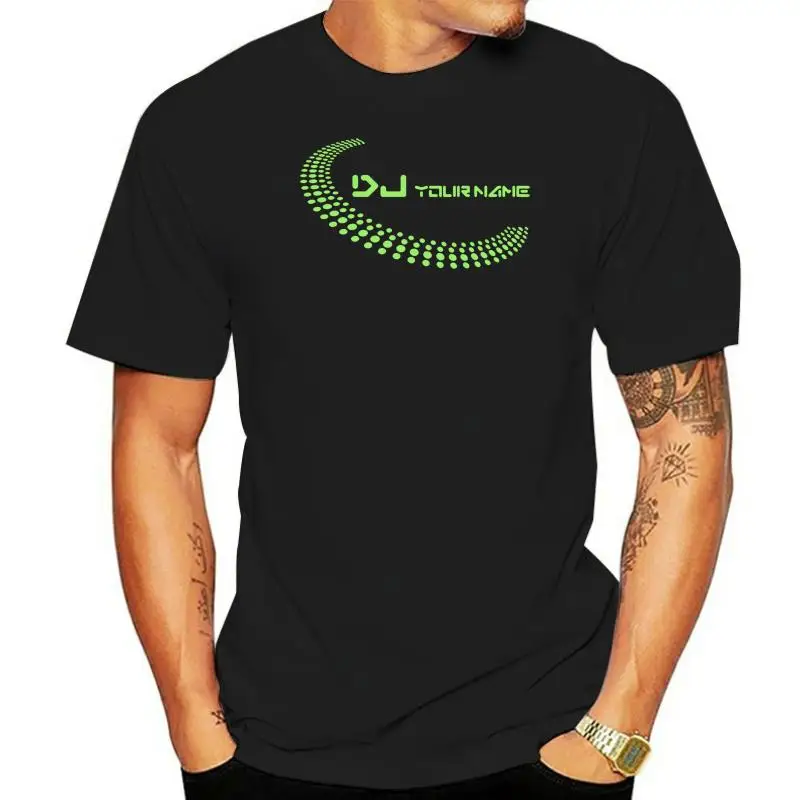 

Personalised DJ Womens T-Shirt Custom DJ Name add your Name techno house ibiza