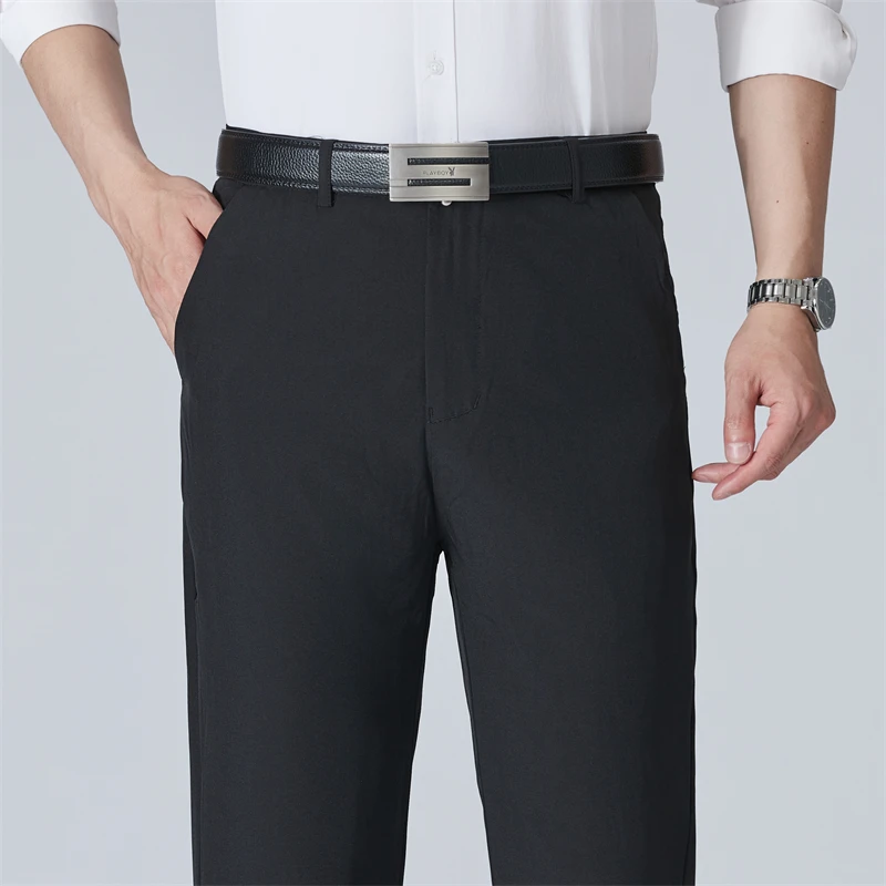 Мужской весенне-летний модальный деловой повседневный костюм брюки длинные