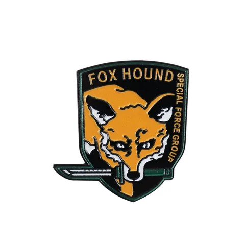 Металлический значок Foxhound Metal Gear Solid