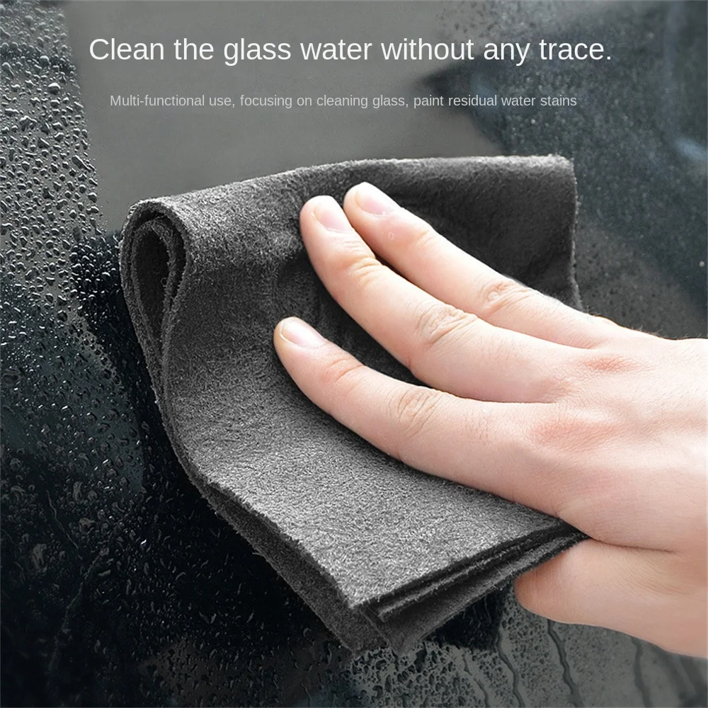 

Water Absorbent Clean Hair-free Oil-free Rags Home Car Glass Washing No Watermark Cloth Thickened Microfiber Absorbent Wipes