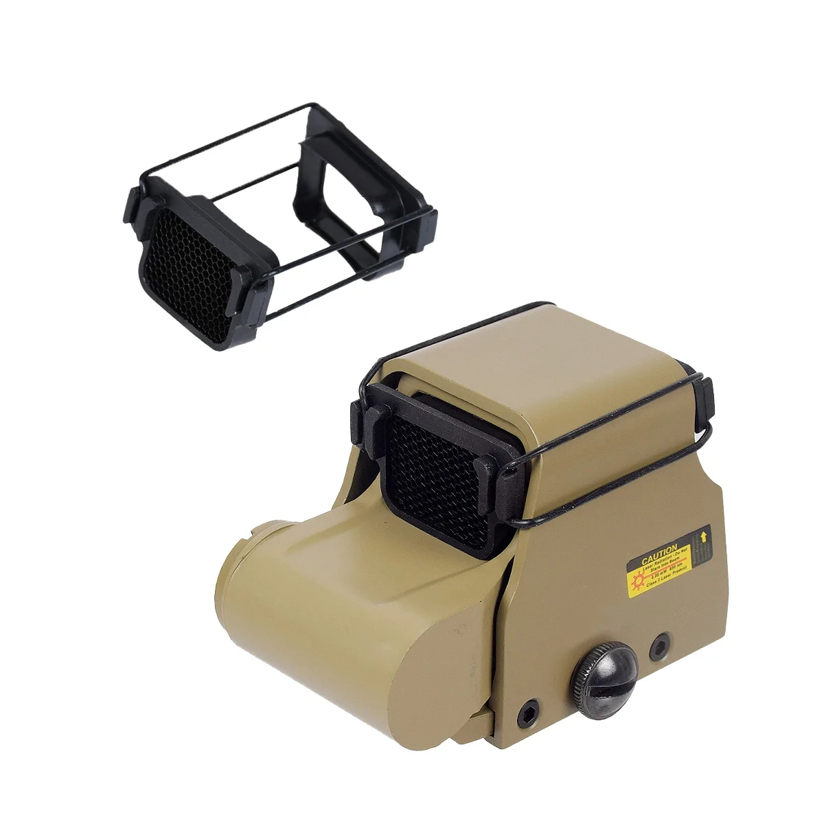 Фото Металлическая сетчатая защитная крышка, крышка для прицела, антибликовое устройство, защитная линза Killflash, сотовая линза для прицела 558, красная точка №2