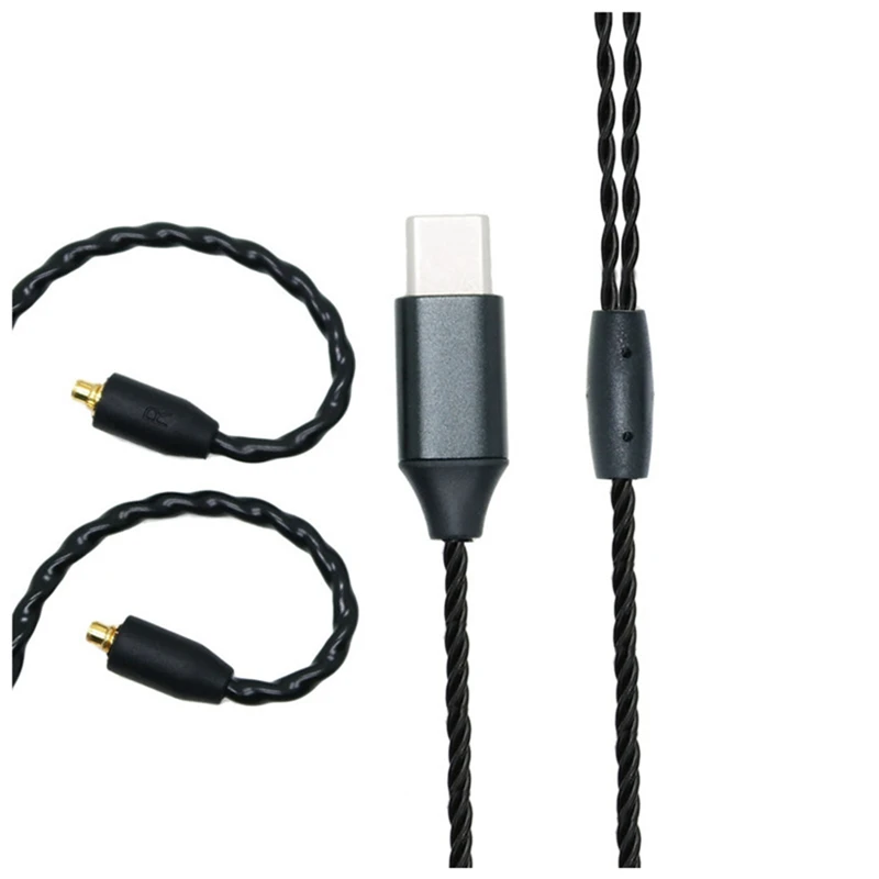 

24Bit Pure Copper HIFI Upgrade Cable Type-C Plug Connector, Hifi Earphone Upgrade Cable For Mobile Phone