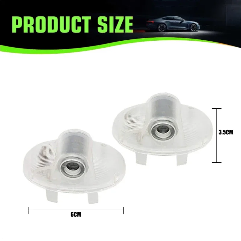 2 шт. высококачественный светодиодный светильник для дверей автомобиля