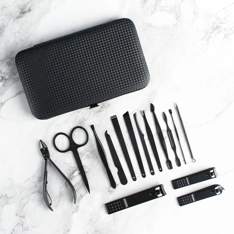 

7-15pcs Professional Nail Cutter Pedicure Scissors Set Nail Clipper Cuticle Pusher Stainless Steel Eagle Nail Clipper Tool Set