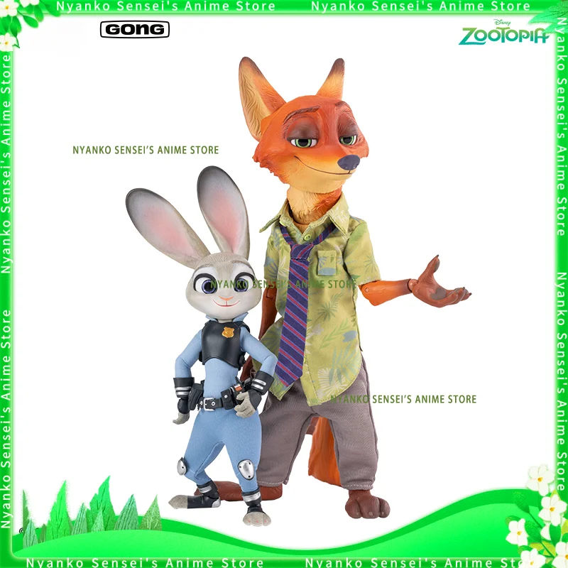 Оригинальный набор GONG Zootopia: фигурки Джуди и Ника, аниме-модели, модные игрушки, настольный подарок, коллекционные куклы, в наличии (art.: 3920d033c7ccf) - 3920d033c7ccf