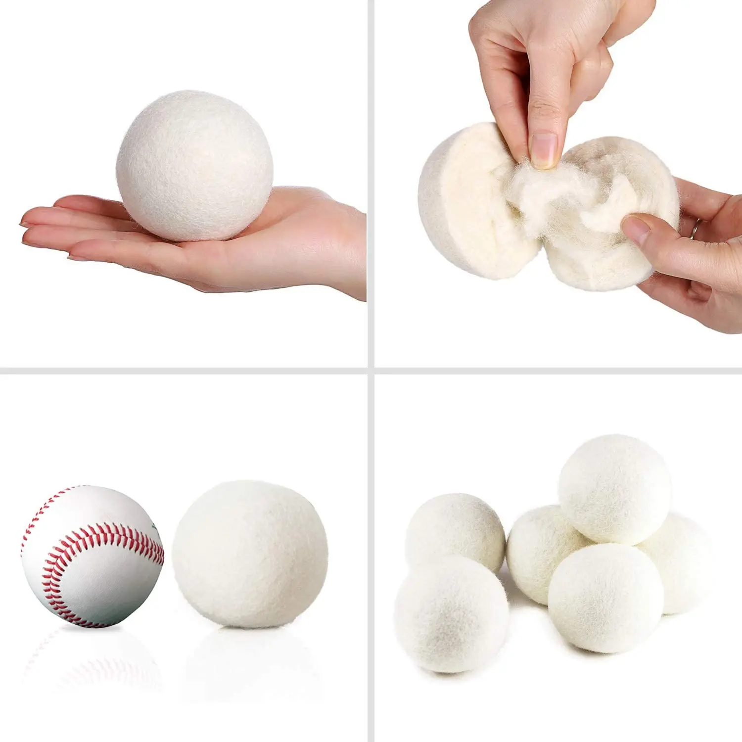 

Washing Balls Wool Dryer Balls Washing Machine accessoriesHot Wool Dryer Balls Reusable Softener Laundry 5cm Laundry Ball Home