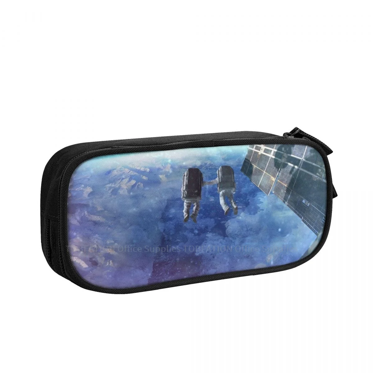 

Watch The Blue Planet Pencase Astronaut And Space Pencil Bag Girls Boys Student Stationary Bags Large Capacity Double Zipper