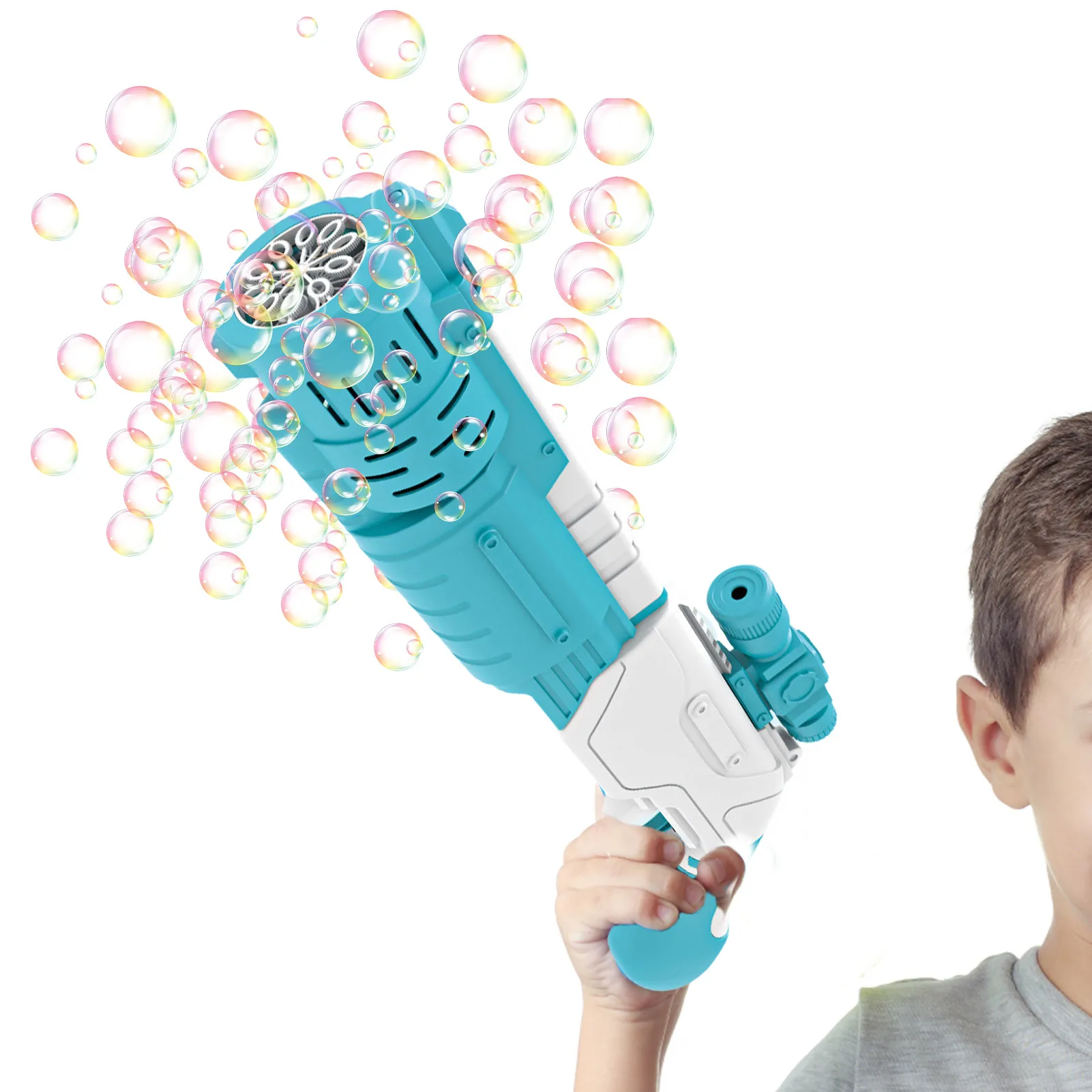 

Bubble Machine Toys 10 Holes Bubble Blower for Kids Rich Bubble Blower Machine Soap Bubbles Toys for Party Favors Summer Outdoor