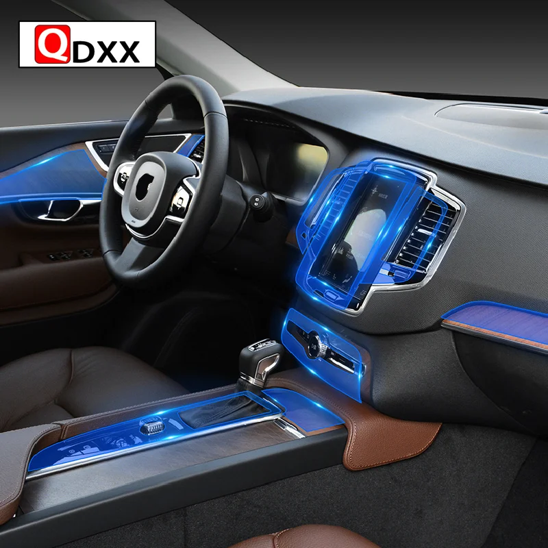 

Для Volvo XC90 2015-2021 внутренняя центральная консоль автомобиля прозрачная фотопленка для ремонта от царапин аксессуары для ремонта
