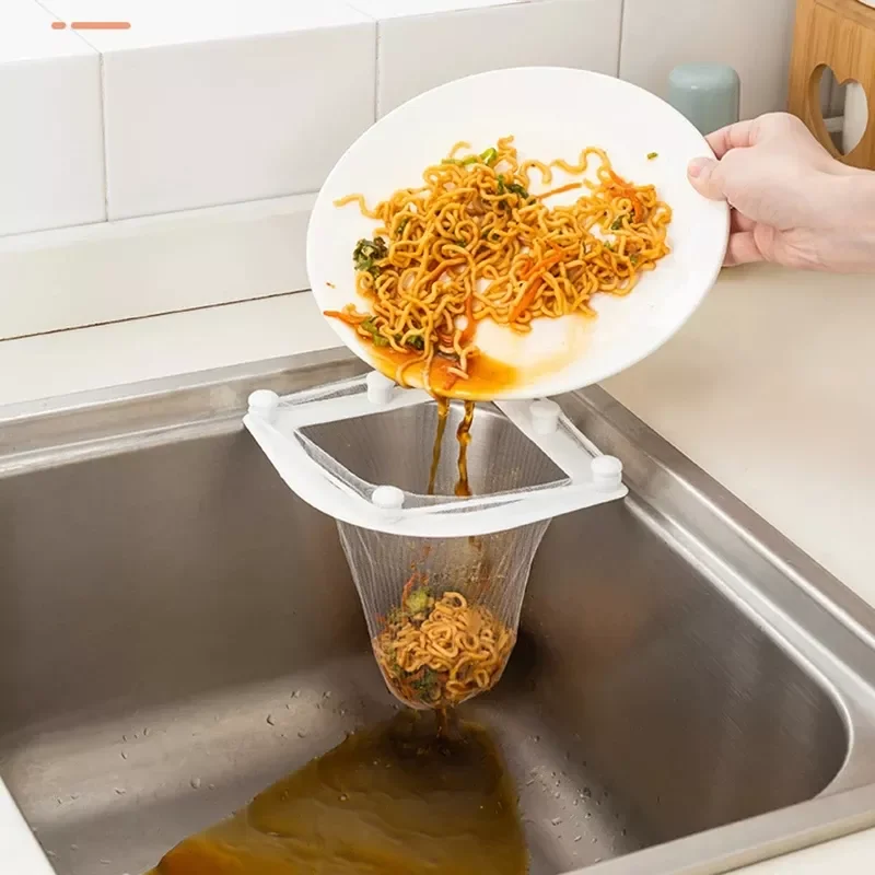 

Filter Bag Kitchen Gadgets Triangle Drainage Rack Disposable Soup Separation Filter Net Bag For Kitchen Accessories