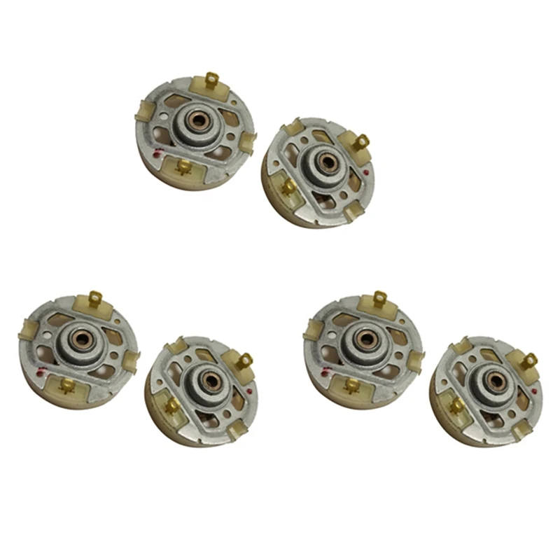 

6Pcs Rs550 Motor Motor With Copper Brush Charging Drill Electric Screwdriver Brush Holder