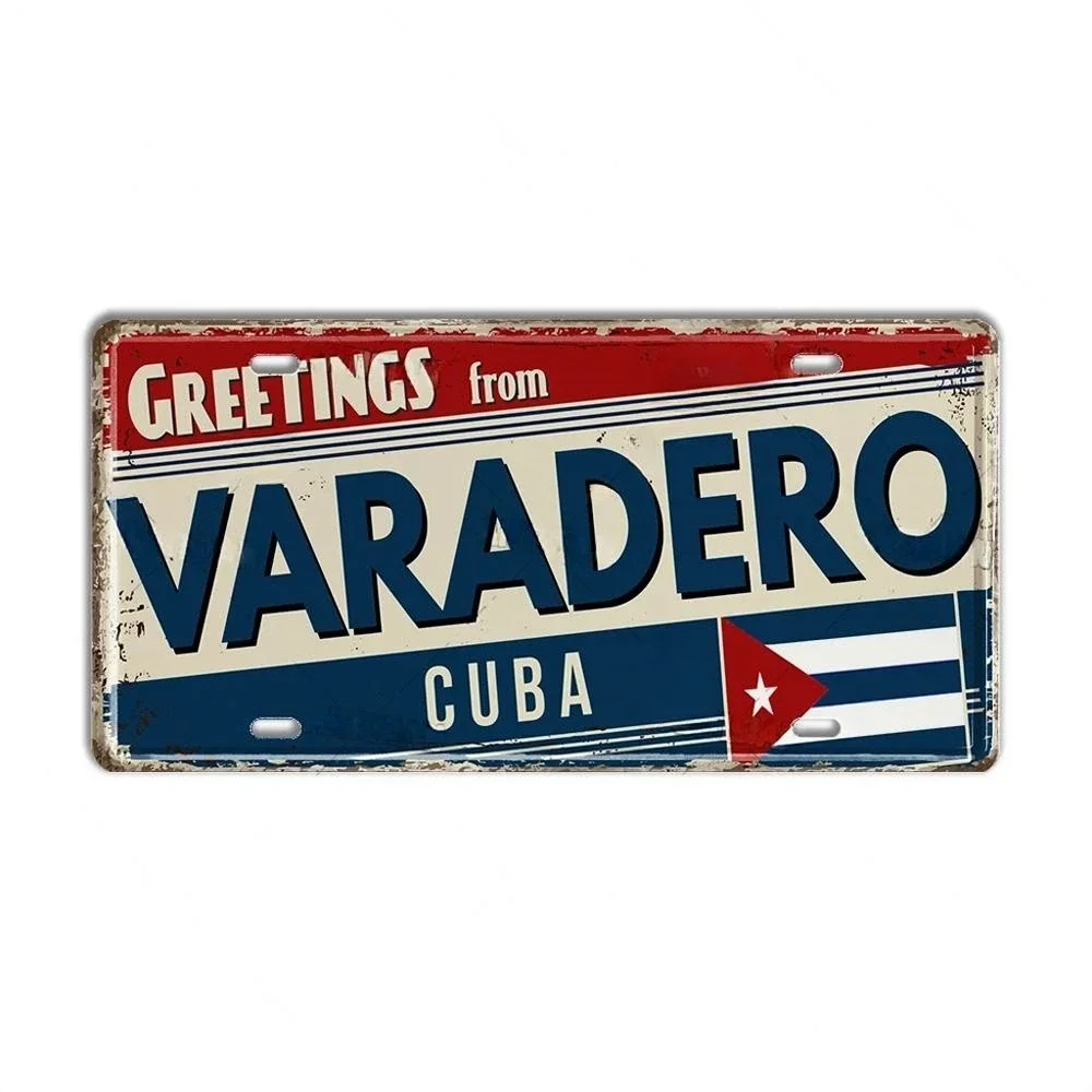 

Металлическая табличка "Greetings from..."