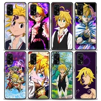 anime phone case for oppo realme 8i 8 9 7 6 5 pro 9i 7i 5i 6i xt 5g cases silicone cover seven deadly sins meliodas realme 8pro