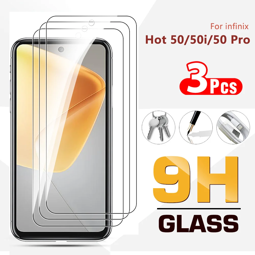 3 шт. защитное стекло infinxHot 50 50i 50pro 4G для Infinix Hot Pro Hot50i Hot50Pro защитная пленка экрана