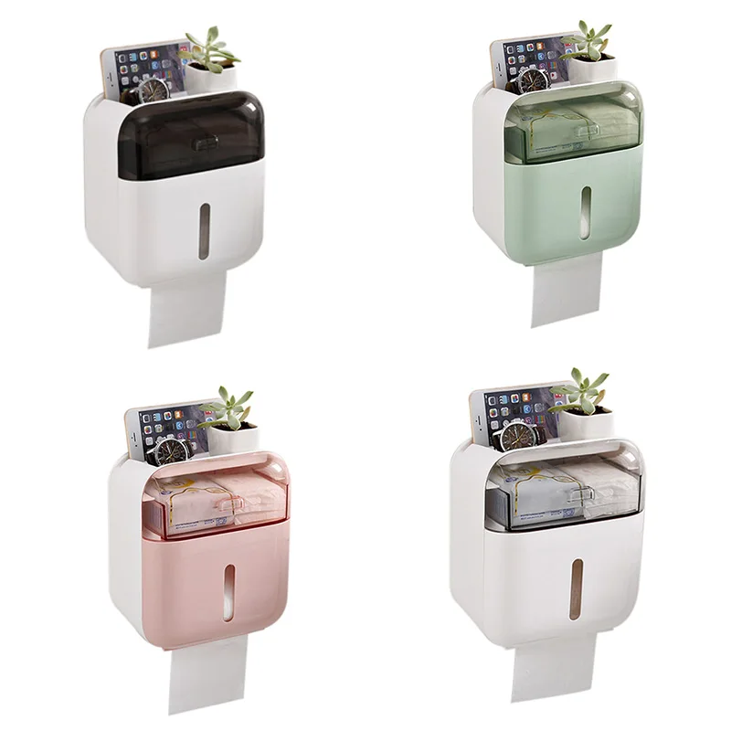 

Водонепроницаемый держатель для туалетной бумаги, пластиковый настенный держатель для полотенец для туалетной бумаги, ванной комнаты, фот...