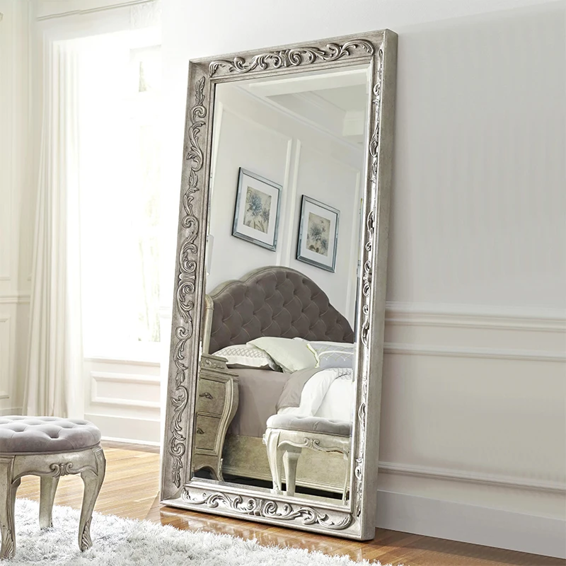 

Minimalist Modern Mirror Standing Advanced Bathroom Aesthetic Dressing Creative Mirror Nordic Luxury Arte De Pared Wall Decor