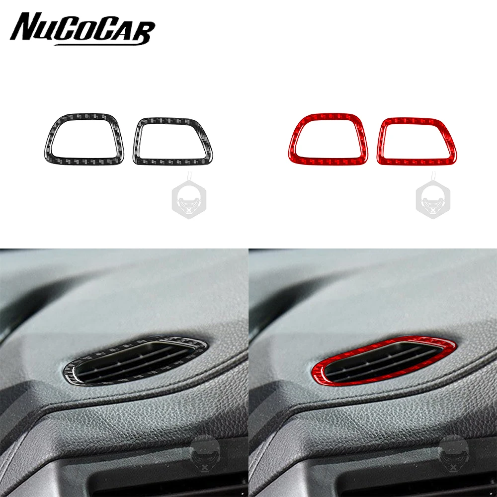 

For Honda Passport 2019 2020 2021 2022 2023 Accessories Carbon Fiber Car Interior Instrument Demisting Air Outlet Trim Sticker