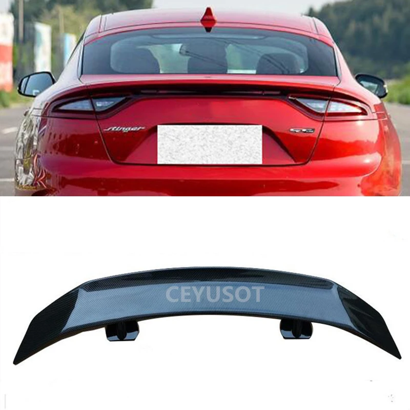 CEYUSOT для универсального спойлера крыло новинка KIA Stinger ABS материал багажник