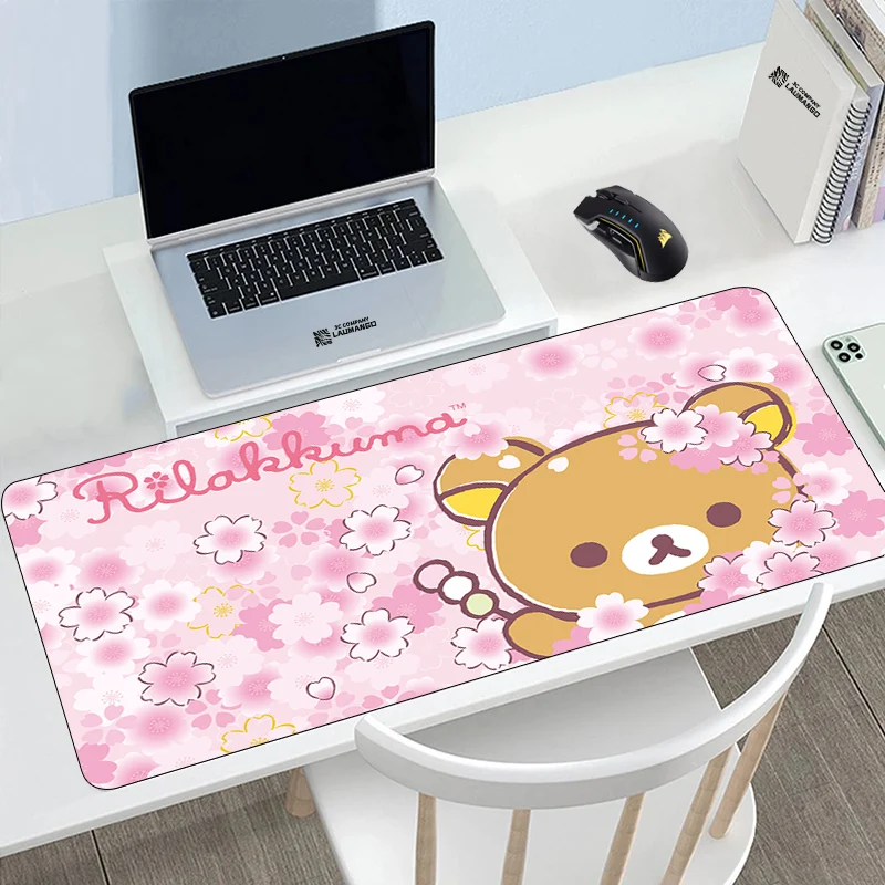

Игровой Коврик для мыши Rilakkuma, игровые аксессуары, компьютерный Коврик, Настольный Коврик, Коврик для мыши, Коврик для кабинета, компьютерны...