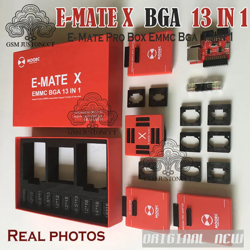 MOORC icfriend / emate x E MATE PRO BOX EMMC BGA 13 в 1 поддержка 100/221/254/529/136/186/168/169/ |