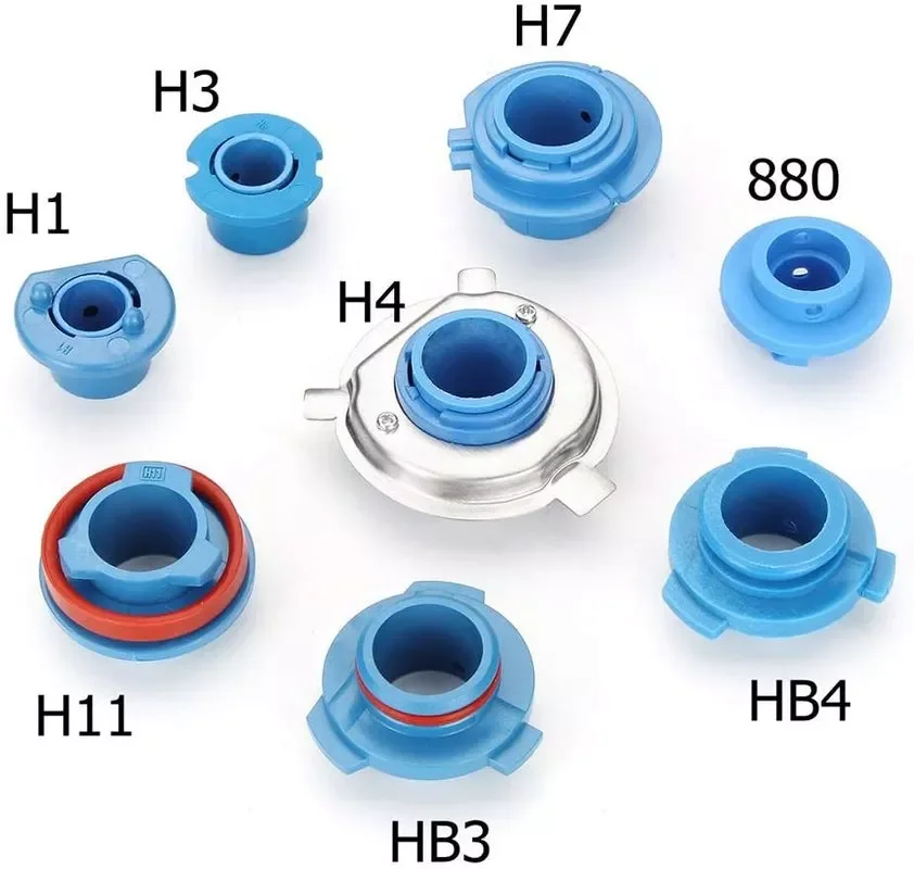 

2Pcs LED Headlight Lamp Bulb Base Adapter Sockets Retainer Holder 880 HB4 HB3 - H11/H9/H8 Home Must-Have Office Available