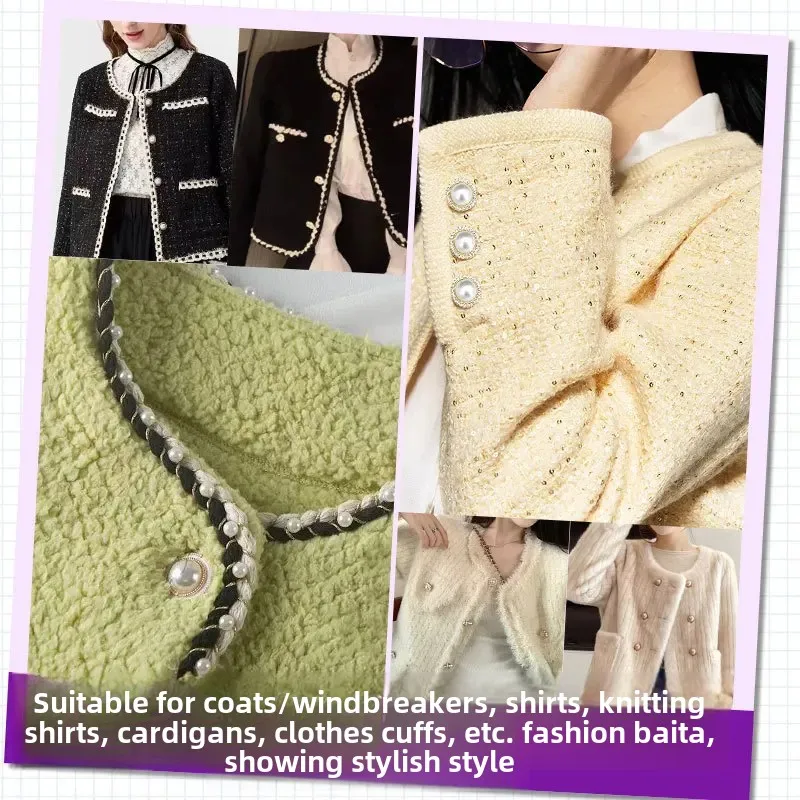 Изысканный твидовый стиль куртка на пуговицах пальто рубашка нишевые женские