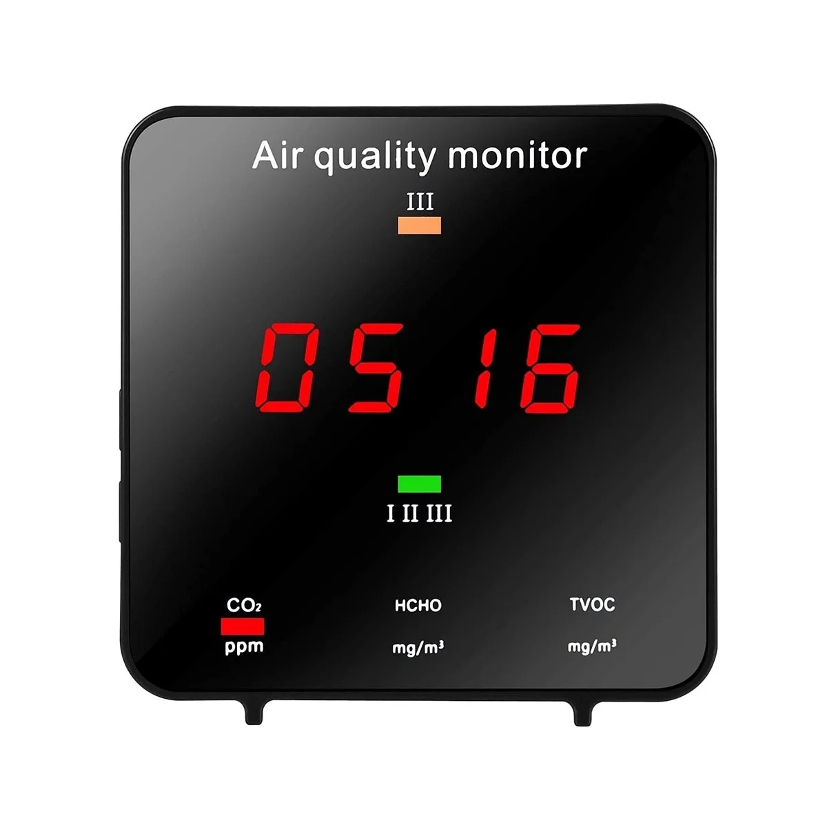 

Air Monitoring, Indoor Air Quality Sensor Formaldehyde Tester Device Portable Detector for Carbon Dioxide TVOC Carbon