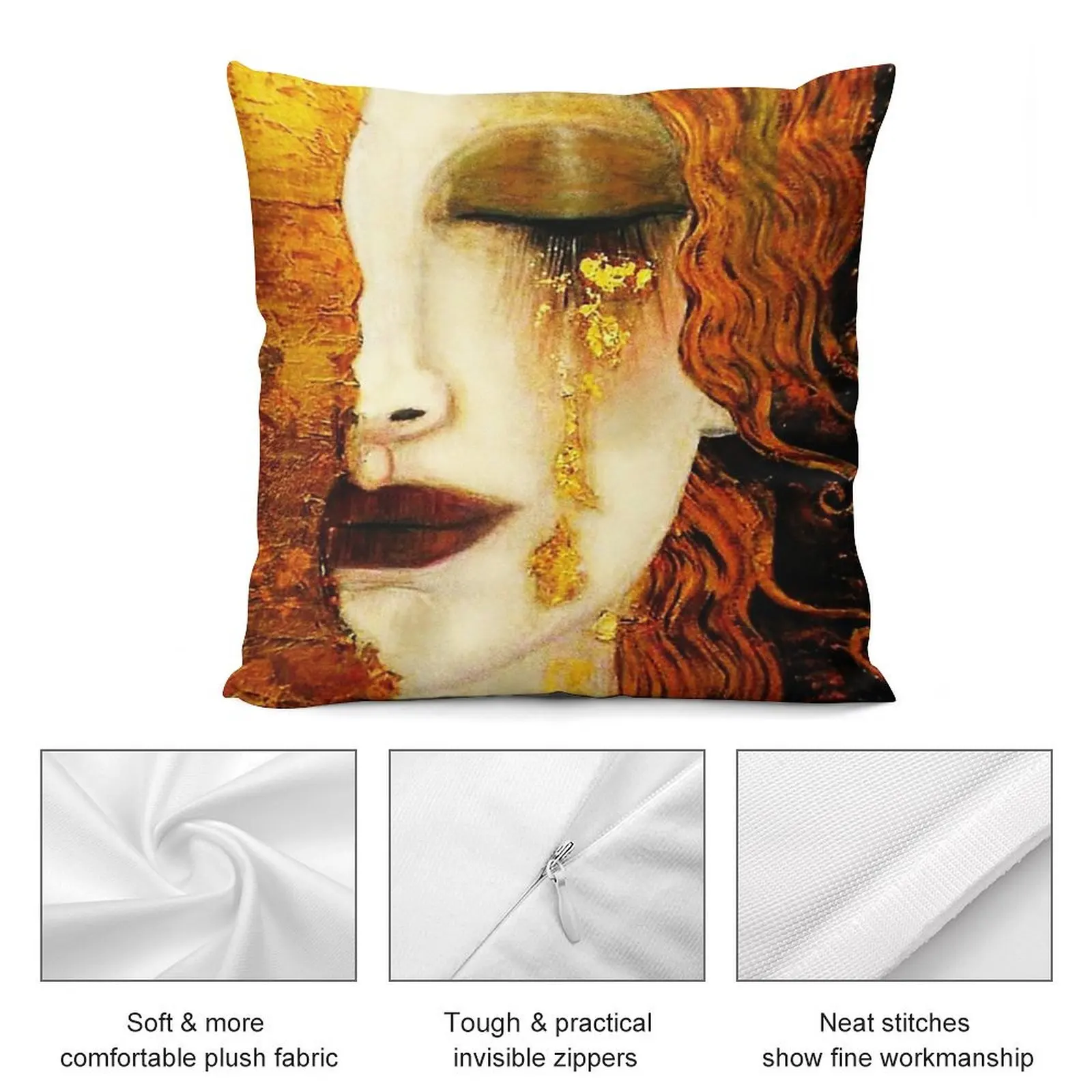 Gustav Klimt-Золотые слезы декоративная подушка роскошные диванные подушки для дивана