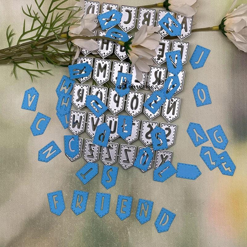 

New Banner letter decoration DIY Craft Metal Cutting Die Scrapbook Embossed Paper Card Album Craft Template Stencil Dies