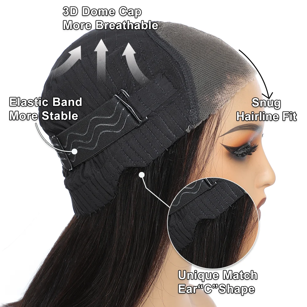 Idoli Бесклеевые парики Человеческие волосы Предварительно выщипанные вырезанные