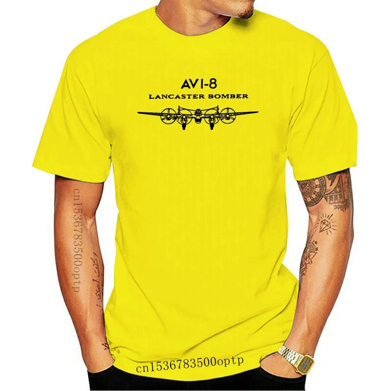 Lancaster-Camiseta Bomber Avi 8 2021 хлопок серый 3XL S A новинка 100%