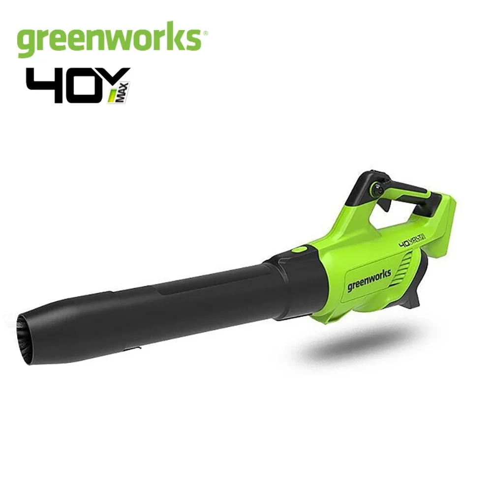 Фото Портативный литиевый воздуходувка Greenworks, 40 в, перезаряжаемый садовый нагнетатель пыли для снега №1