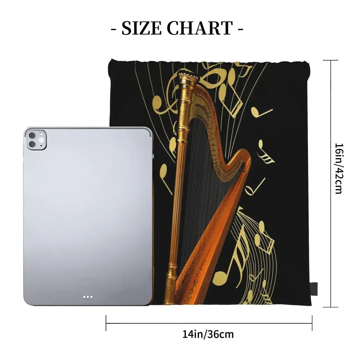 Рюкзаки на шнурке с карманом для обуви повседневные портативные сумки принтом