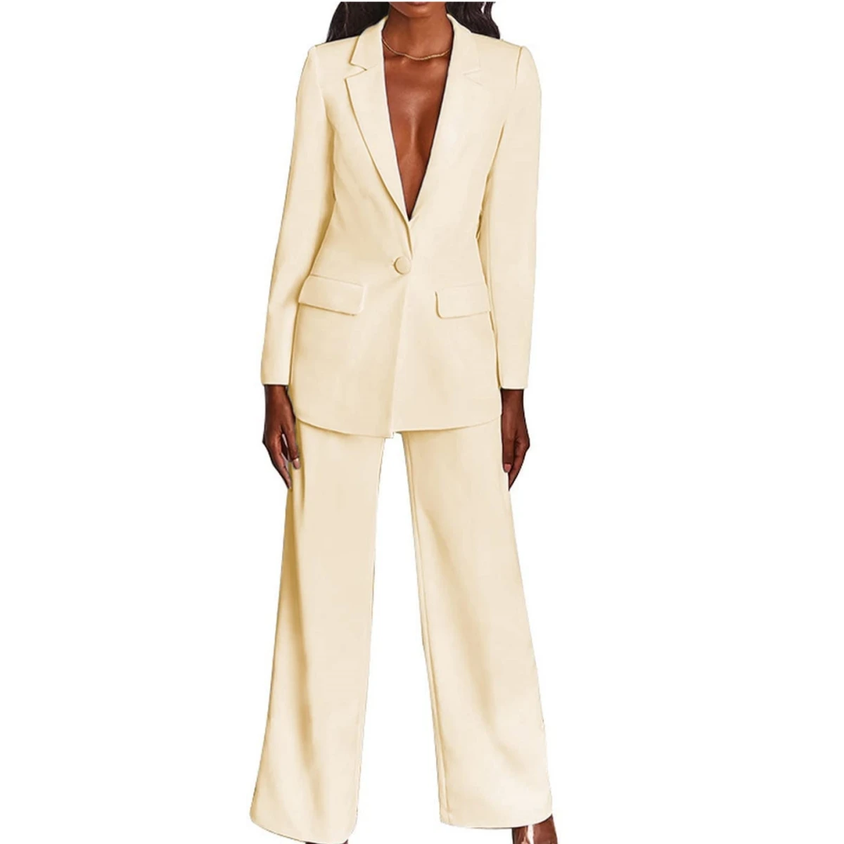 (Jacket+Pants) Formal Women Suit Set 2 Pieces Casual Tuxedo One Button Slim Fit Girl Suit For Party Prom Custom Made